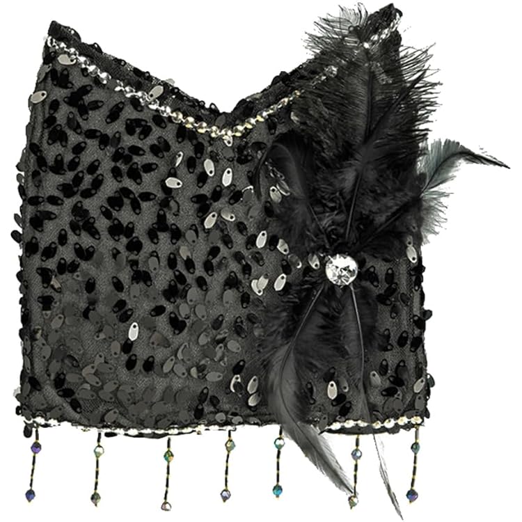 CORIOS Avondtas met pailletten dames fluwelen clutch strass