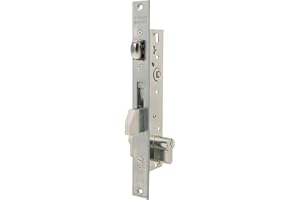 Tesa Assa Abloy 221625AI Cerradura Monopunto De Palanca Deslizante Para Perfiles Metálicos Inoxidable Entrada 25 mm 2216