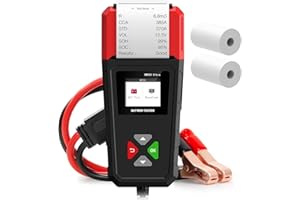 OBDMONSTER BM550U Tester Batteria Auto con Stampante,Tester Batteria Auto 6v 12v 24v Tester Tensione,100 – 2000 CCA Battery Load Teste, Per Auto, Camion, Marina, Moto, Suv, Barca