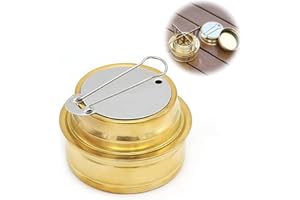 VIDSMOW Estufa de Alcohol Portátil para Senderismo y Camping, Quemador Compatible con Trangia, Ideal para Actividades al Aire Libre, Ligera y Compacta, Resistente a Altas Temperaturas