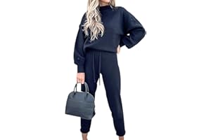 PEUIGNAO Conjunto Chandal Mujer Talla Grande Chándal Mujer Completo Loungewear Chandal Deportivo Deporte Señora Largo Tracksuit Women Chandals Mujer Invierno Chandales Mujeres Ancho Flojo Chándales para Mujer