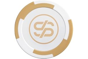 SLOWPLAY Godel - Fichas de Póquer Clay, 40 mm, 14 Gramos, 50 Unidades | Fichas de Póquer en Blanco sin Denominación, Arcilla Compuesta Ideal para Texas Holdem Poker​