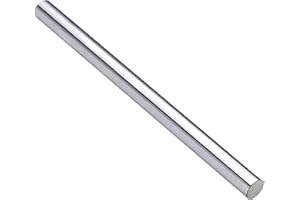 Coavoo 1Pcs linear Motion Rod Straight Round Shaft 25mm x 740mm Diameter:25mm Chrome Rod Metal Rod for CNC and 3D with Good Tolerance