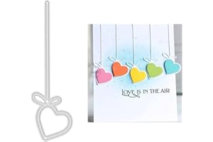 DzIxY Shadow Heart Metal Cutting Dies for Card Making Kit Embossing Paper Die Cuts Set Scrapbook Stencils Supplies Machine Templates