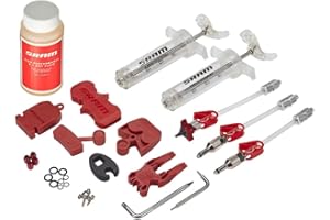 AVID Sram Pro Kit de Purge de Frein (Comprend 2 Seringues/raccords à Fond Perdu Blocs Torx Outil Crow Pied Bleeding Bord Raccord Produit Dot 5.1Hydraulic) - Sram X0 / XX/Guide/Niveau/Hydror: