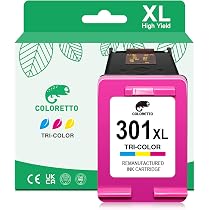 COCADEEX Tinten-Nachfüllset Für HP 301/301XL – 5 Flaschen Inkl. Werkzeug