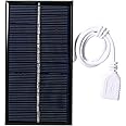 Generic 1W 6V Small Solar Panel with USB DIY Polysilicon Silicon Solar Cell Waterproof Camping Portable Power Solar Panel for Power Bank Mobile Phone