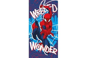 Arlis Drap de Plage Spiderman ou Serviette de Bain Spider-Man Marvel 70 X 140 Cm en Coton (Serviette Spiderman - 5)