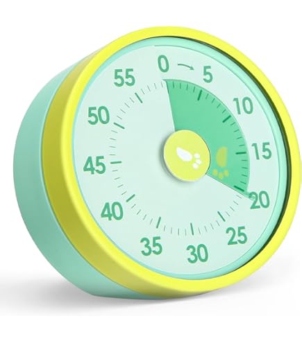 Minuteur De Cuisine Visuel Numérique - Compte à Rebours 60 Minutes - Pour Cuisson, Salle De Bains, école - Blanc