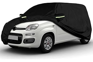 RASHION Bâche Voiture Étanche Compatible avec Fiat Panda 2003-2024, Housse de Protection Voiture Extérieur Respirante Contre Pluie Soleil Poussière