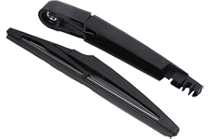 Qiilu Brazo de Limpiaparabrisas Trasero, 2 Piezas de Goma Natural, Brazo de Limpiaparabrisas 1273094 para Opel ASTRA J 2009-2017