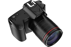 Produktabbildung: 4K-Digitalkameras für Fotografie, 4K-Videokamera mit 64 MP/60 FPS für Vlogging, Vlogging-Kamera mit 16-fachem 