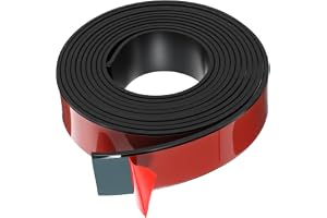 Gumowe paski samoprzylepne, 300 cm x 20 mm x 2 mm Neoprenowe paski gumowe Mata ochronna budowlana Pełna guma Uszczelka gumowa do uszczelniania, DIY, ochrona podłóg, ochrona przed uderzeniami