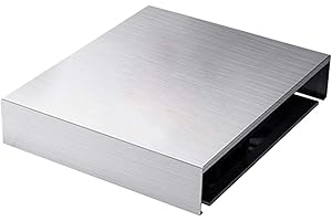 ROSEBEAR Couvre Plaque de Cuisson Induction en Acier Inoxydable Protection Plaque de Cuisson Gaz, Planche à Découper et Extension Plan de Travail Cuisine, 30x40x5 cm