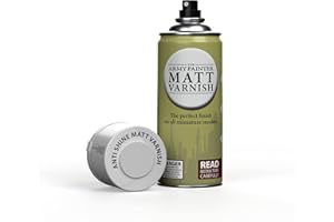 The Army Painter Colour Primer, Matt Varnish 400 ml Grundierung Spray , Acryllack für Fantasy Model Miniaturen Bemalen und Warhammer Figuren
