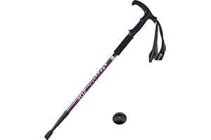 Hikehobby® 65CM to 135CM Antishock With Handle Trekking Walking Hiking Stick Pole