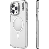 Youngkit iPhone 15 Pro Max Uyumlu Kılıf Magsafe ile Uyumlu Youngkit Crystal Shield Serisi Kapak Şeffaf