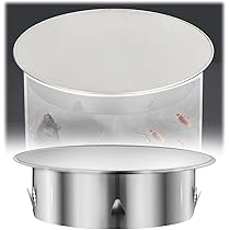 Copertura Foro Camino 150mm In Acciaio Inox - Antiodore E Antiratto - Foto 6