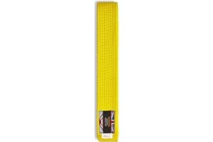 Playwell Martial Arts Cotton Solid Coloured Grading Belt - Yellow