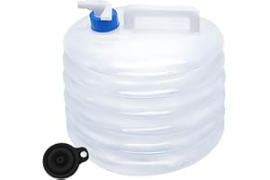 HTRTRR Foldable Camping Water Container, Collapsible Water Bucket, Camping Accessories, No Leaking and Lightweight Water Bucket for Camping Hiking Travel