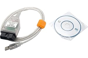 Outil de Scanner de Diagnostic de Voiture Riloer OBD2, Lecteur de Code de défaut de Moteur de véhicule Mini VCI V13.00.022, câble et CD/Logiciel de TIS Techstream 16 Broches