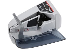 HZTYYIER Mini licznik banknotów, przenośny kalkulator gotówki, szybkie zliczanie 600/min, poręczny dla biura i domu