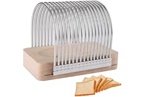 Luxylei Affettatrice per Pane Fatto in Casa, Guide per Affettare Il Pane, Robusta Guida per Tagliare Il Pane, Semplifica Il Taglio dei Bagel O Anche delle Fette di Pane