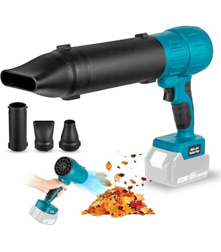 Outil Jardin Sans Fil Souffleur Sans Fil Anancyi 3 Vitesses - Moteur Sans Balais Compatible Batteries BL18V Souffleur Makita 18v