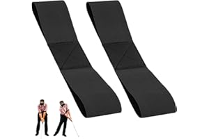VPB 2 Stück Golf Schwungtrainer für Die Arme,Golf Swing Arm Haltungskorrektur Correction Belt,für Alle Golfer,Anfänger,Verbessern Sie Ihre Schwunghaltung