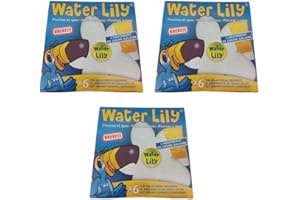 TOUCAN Water Lily - Lot de 18 fleurs absorbantes, contre les saletés grasses comme les huiles et les crèmes solaires dans l’eau de piscine, jacuzzis & spa