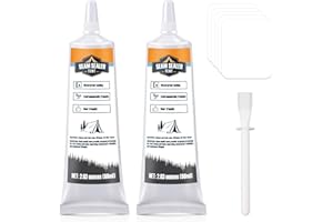 INNOVAYOU Tent Seam Sealer 120ml, No Sew Solution Waterproof Fast Cure Seam Sealer Tent, for Tents and Outdoor Fabric, Clear