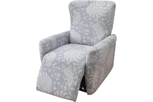 WWQQKJ 4-Pezzi Copripoltrona Relax Reclinabile Universale, Moderna Fodere Copripoltrona Reclinabile 1 Posto Elasticizzato Lavabile Rimovibile,Copertura per Poltrona Reclinabile(Color 11)