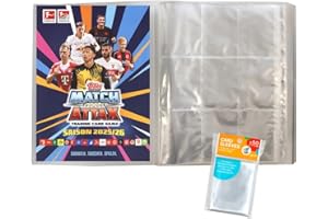 Bundle mit Topps Match Attax Bundesliga 1 Leere Sammelmappe + Exklusive Collect-it Hüllen (2025/2026)