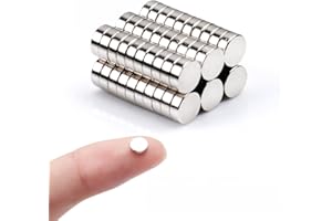Deryun 60 Pack Small Magnets for Crafts Mini Tiny Fridge Multi-Use Refrigerator Magnets for Whiteboard Round