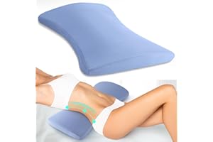 Hydomi Lumbar Support Pillow for Bed Relief Back Pain: Lower Back Pillow for Sleeping - Memory Foam Waist Pillow - Back Bolster Pillow for Side, Back&Stomach Sleepers - Car Seat Cushions for Car, Sofa