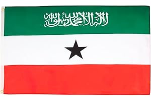 AZ FLAG - Somaliland Flag - 3x5 Ft - 100D Polyester Somaliland Banner with Two Metal Grommets - Fade Resistant - Vivid Colors - 3' x 5' Feet - 150x90 Cm