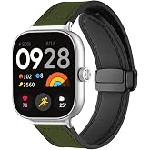 Rongep [Hybrid Loop] Xiaomi Redmi Watch 6/6 Active/6 Lite/5/4/Mi Band 10 Pro/9 Pro/8 Pro i&ccedil;in Kordon Manyetik Tokalı Mi Band 