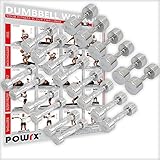 TRAINING - Die Kurzhanteln liegen frei in der Hand, dadurch werden alle Muskeln die bei dieser Bewegung aktiv werden beansprucht. Dies fördert Deinen Muskelaufbau, Deine Beweglichkeit und Deinen Trainingseffekt.