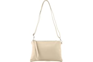 modamoda de T186 Damen Leder Clutch Umhängetasche Abendtasche handmade in Italy