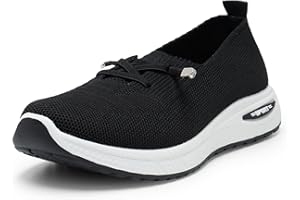 Alexis Leroy Zapatillas Slip-On Mujer Comodos y Ligeras Zapatos de Enfermería Casuales de Malla Transpirable para Caminar Corre