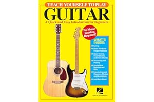 Teach Yourself to Play Guitar: A Quick and Easy Introduction for Beginners | Guitar Book with Tablature for Self Learning | Sheet Music and Chords for Acoustic and Electric Guitar