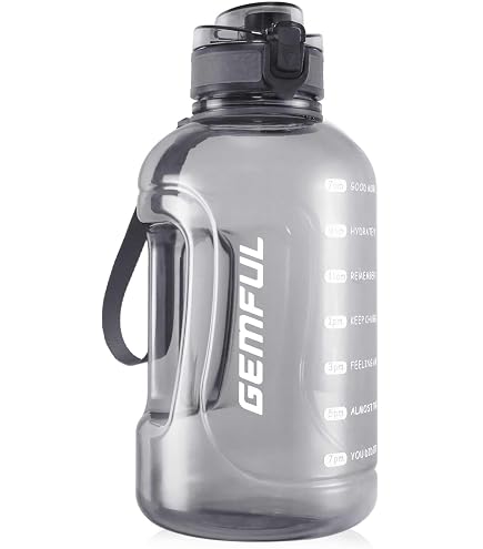 XBOTTLE 3,5 L Wasserflasche Mit Zeitmarkierung – BPA-frei, Auslaufsicher, Mit Griff Für Sport & Alltag