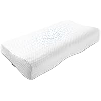 Merere Kontur Memory Foam Kopfkissen Ergonomischer, Orthopädisches Nackenstützkissen, Unterstützung und Seite Schläfer…