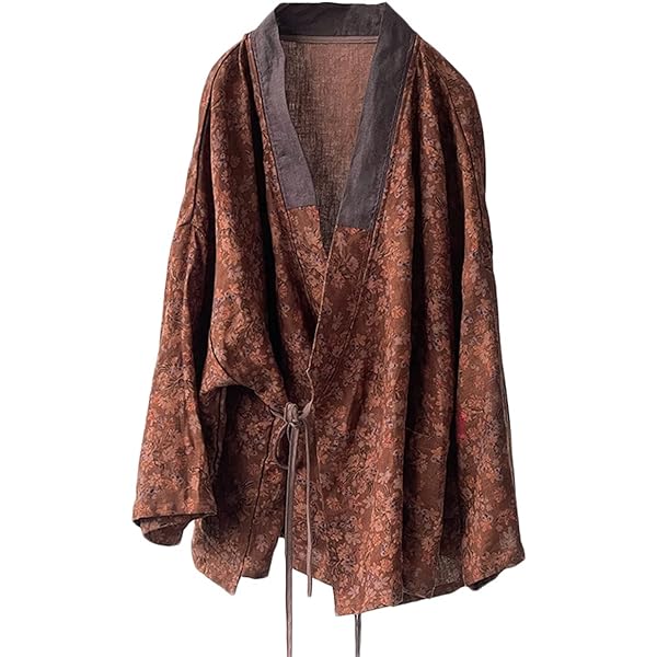 Veste Matelassée Courte Femme NFYM - Col Châle, Épaules Tombantes, Taille Unique, Vert, Style Bohème