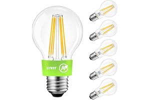 LVWIT Lampadine LED E27 Luce Calda 2700K, Lampadina 7.2W Equivalenti a 100W, 1521LM, Classe A Ultra Efficiente, Lampadina LED Filamento A60 Stile Vintage Retrò, Risparmio Energetico, Non Dimmerabile