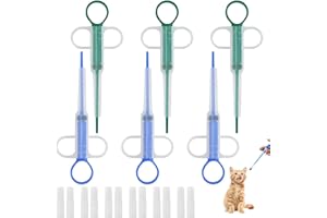 Thoquene 6 Stück Tablettengeber Katze, Tablettengeber für Katzen, Tablette Feeder