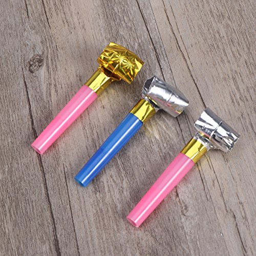 OULII 120PCS Neuheit Kunststoff Pfeife Party Krachmachern - 6