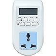 Electronic Spices 220V-240V 10A Digital LCD Timer Socket Switch Multifunctional Plug 24x7 Energy Saving Socket Digital Programmable Electronic Timer