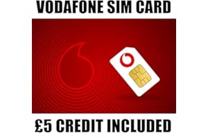 PATHFINDERGTM LTD Pay As You Go SIM Card, £5 Preloaded Credit, Ready to use