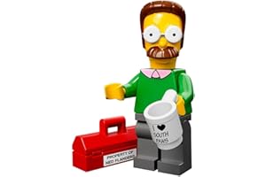 The Simpsons Lego Mini Figure Ned Flanders
